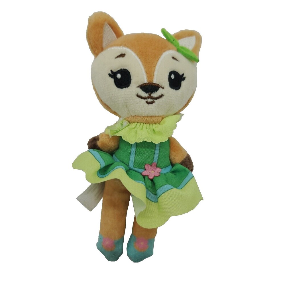 Kawaii Tiny Tukkins Plush Fox Stuffed Animal Toy Character Small Dressed